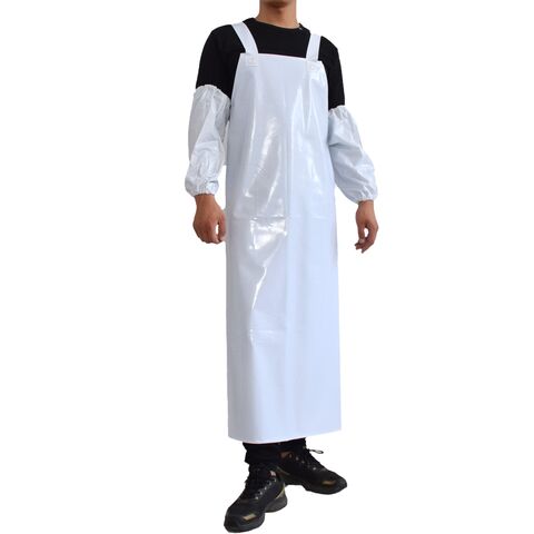 Long Tablier de Cuisine Imperméable, Tabliers de Cuisine de Sécurité pour Hommes et Femmes pour la Vaisselle