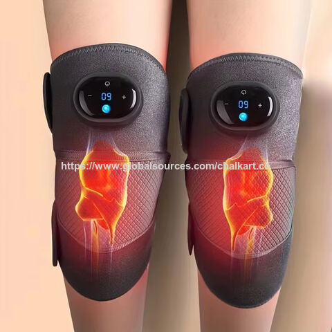 Massageador de joelho sem fio de 5 velocidades com preço de fábrica para alívio da dor, compressão quente, massageador de joelho quente com vibração para cintura e ombro