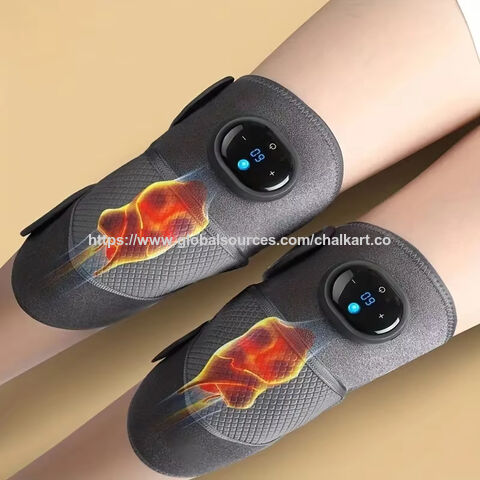 Massageador de joelho sem fio de 5 velocidades com preço de fábrica para alívio da dor, compressão quente, massageador de joelho quente com vibração para cintura e ombro