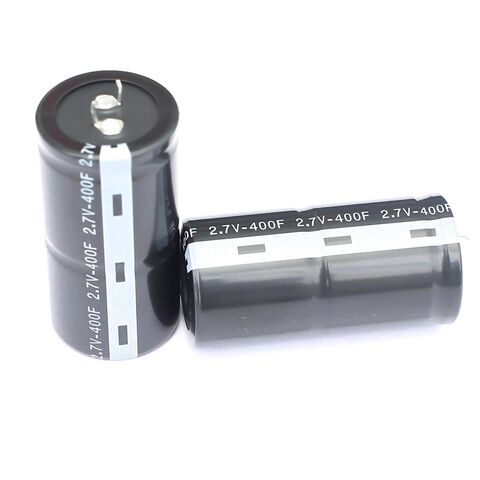 Supercondensateur cylindrique conçu pour diverses applications