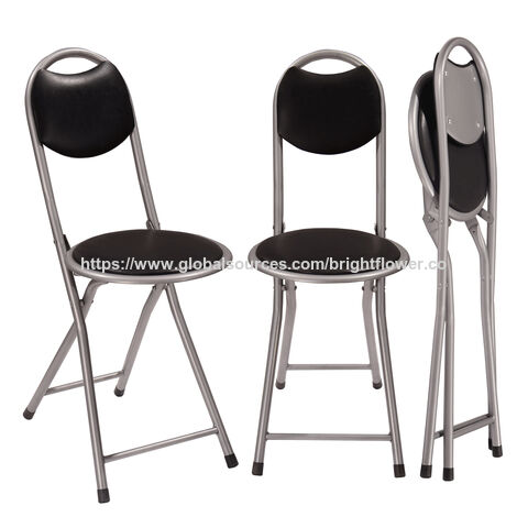 Cadeira Dobrável Colorida de Novo Design para Sala de Reuniões, Banqueta para Escritório em Casa, Jardim, Festa, Escritório, Atacado, Cadeira Dobrável de Metal