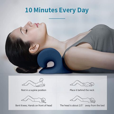 Alivio del Dolor Relajante de Hombros Dispositivo Cervical Almohada para Cuello y Columna Vertebral