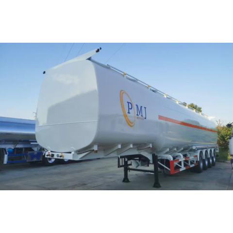 Camion-citerne semi-remorque robuste et fiable avec une capacité de 40 à 45 CBM pour le transport de pétrole, d'huile et de carburant diesel