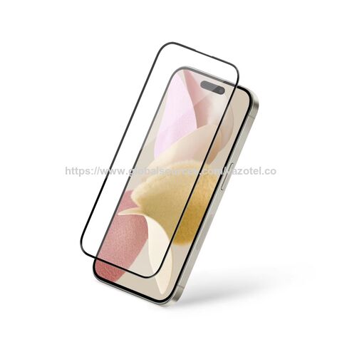 Erschütterungsfestes, wasserdichtes, hochtransparentes Schutzglas, blasenfrei, 3-fach verstärkt, 2.5D Displayschutzfolie für iPhone 16 Pro/17 Air