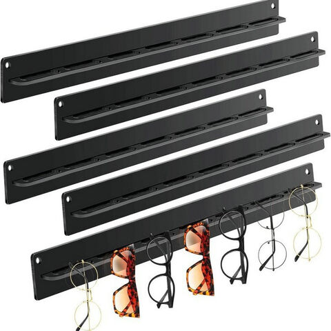 Organizador de Gafas de Sol Acrílico para Montaje en Pared, Estante de Exhibición para Gafas