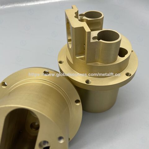 Pièces de Précision Usinées CNC Sur Mesure - Composants en Alliage de Laiton et d'Aluminium pour Machines