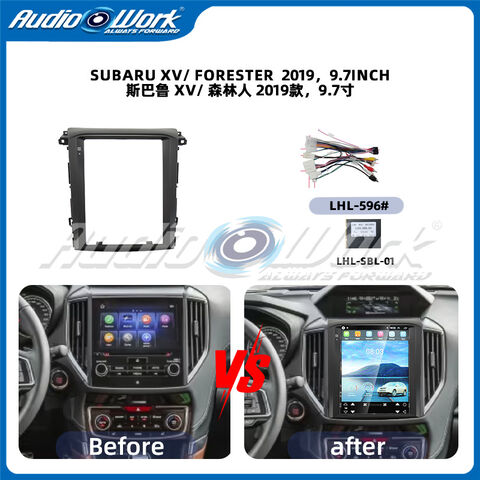 Bestseller Autozubehör Interieur 9,7 ZOLL Autorahmen für 2019 SUBARU-XV/FORESTER Auto GPS Rahmen
