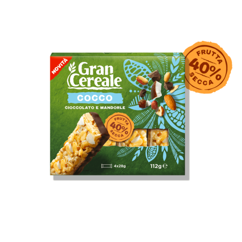 G-ran Cereale 5 Riegel Haselnuss und Schokolade, Knusprige Müsliriegel mit Haselnuss und Schokolade für einen gesunden Snack