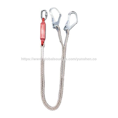 Trabajos de construcción con cinturón de seguridad anticaídas de cuerpo completo con ganchos cromados, cinturón lumbar anticaídas y arnés de escalada