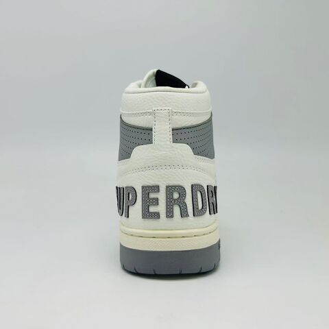 Stock Disponible Baskets Mode Femme SUPERDRY Montantes Blanc Optique
