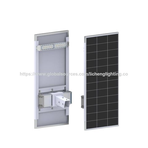 Lámpara Solar de Calle LED para Exteriores 2024, IP67, Impermeable, de Aluminio, con Panel Solar MONO de Alta Eficiencia - Oferta Caliente
