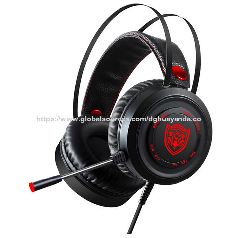 Casque Gaming JINDUN M02, Casque de Jeu RGB à LED 7 Couleurs, Vente Chaude
