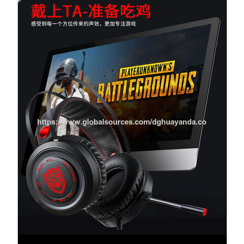 Casque Gaming JINDUN M02, Casque de Jeu RGB à LED 7 Couleurs, Vente Chaude