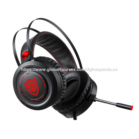 Casque Gaming JINDUN M02, Casque de Jeu RGB à LED 7 Couleurs, Vente Chaude