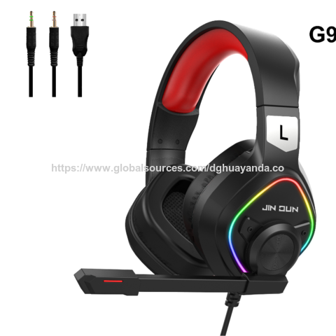 7.1 Surround Sound Kabelgebundenes Gaming Headset Kopfhörer für Gamer