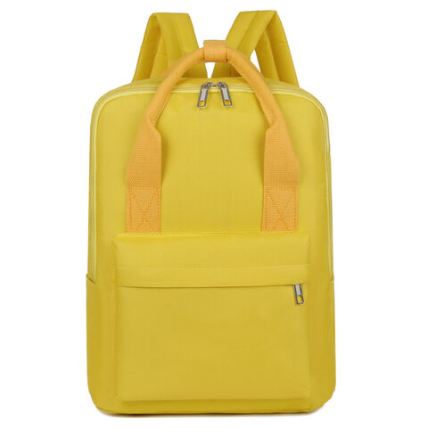 Nouveau sac à dos de style preppy à blocs de couleurs, imperméable et spacieux, sac d'étudiant unisexe.