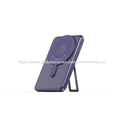 Batería Externa Magnética Inalámbrica Magsafe Delgada de Alta Calidad 10000mAh, Cargador Portátil 5 en 1 para Teléfono y Reloj, Power Bank Magnético