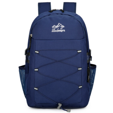 Nouveau Sac à Dos Grande Capacité Couleur Unie pour Usage Extérieur Décontracté, Sac d'École pour Étudiants, Sac de Voyage, Sac pour Ordinateur Portable