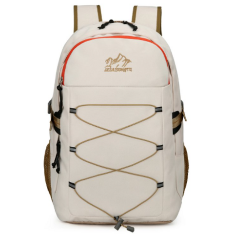 Nouveau Sac à Dos Grande Capacité Couleur Unie pour Usage Extérieur Décontracté, Sac d'École pour Étudiants, Sac de Voyage, Sac pour Ordinateur Portable