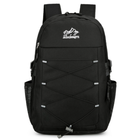 Nouveau Sac à Dos Grande Capacité Couleur Unie pour Usage Extérieur Décontracté, Sac d'École pour Étudiants, Sac de Voyage, Sac pour Ordinateur Portable