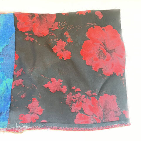 Tela por Metros - Ancho de la tela: 170 cm 100% poliéster Material Tela con Estampado Floral Tela Floral Colorida
