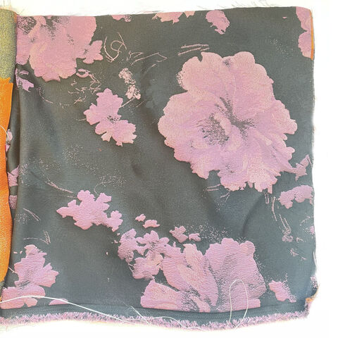 Tela por Metros - Ancho de la tela: 170 cm 100% poliéster Material Tela con Estampado Floral Tela Floral Colorida
