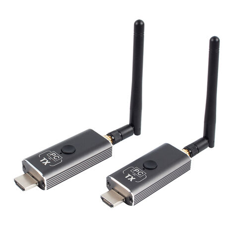 Neuer 2025 OEM HDMI Extender Wireless Converter 90M Sender Empfänger Keine Latenz 1080P TV Spiegelungsempfänger Aluminiumlegierung