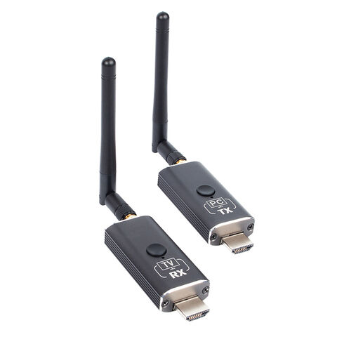Neuer 2025 OEM HDMI Extender Wireless Converter 90M Sender Empfänger Keine Latenz 1080P TV Spiegelungsempfänger Aluminiumlegierung