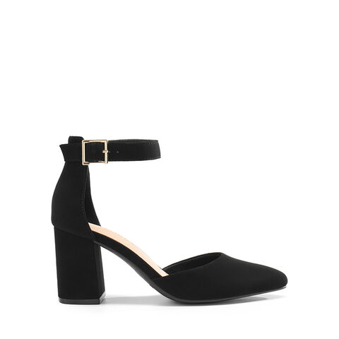 ODM/OEM Venta al por mayor AKH3 W-1 Zapatos de tacón grueso y punta fina elegantes para mujer, para un uso cómodo durante todo el día