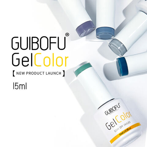 Ensemble de 6 Vernis à Ongles en Gel de 15ml avec Effet Pailleté. Kit de Conception d'Art d'Ongles DIY avec Vernis à Ongles en Gel UV Soak-Off. Gel Vernis à Ongles Pailleté
