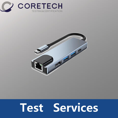 Serviços de Teste e Certificação de hubs USB 3.2 / Inspeção de Produtos, CQ (Controle de Qualidade), Auditoria de Fábrica, Testes de Laboratório