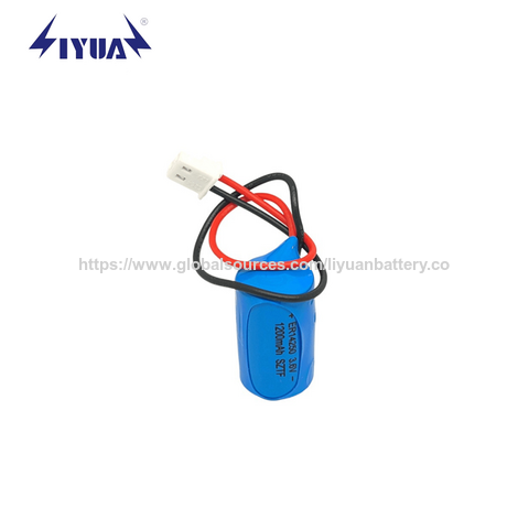 Lisocl2 3.6V 9000mah ER10450 ER12150 ER14250 ER14335 ER18505 ER34615 Litio 8500mAh Celdas de Batería ER26500 con Conector