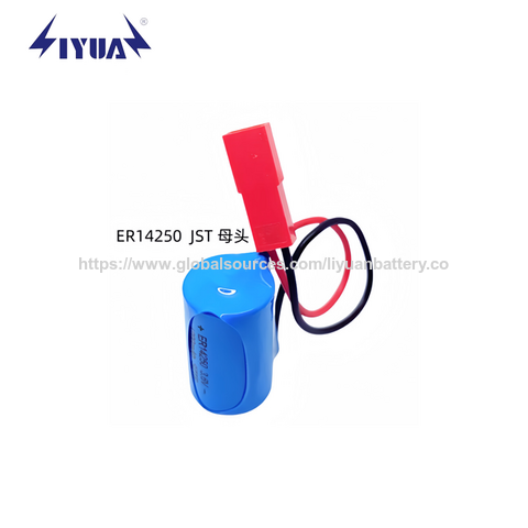 Lisocl2 3.6V 9000mah ER10450 ER12150 ER14250 ER14335 ER18505 ER34615 Litio 8500mAh Celdas de Batería ER26500 con Conector