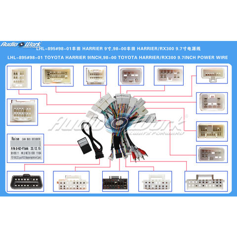 9,7-Zoll-Autoradio-Android-Player-Rahmen Stereo Auto Halterung Armaturenbrett für 1998-2002 TOYOTA-HARRIER/LEXUS-RX-300