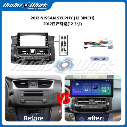 Autozubehör für 2022 NISSAN-SYLPHY Blendenrahmen Autoradio Android Armaturenbrett Auto DVD-Player Rahmen
