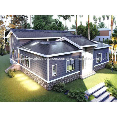 Casa de luxo pré-fabricada com estrutura de aço leve a preço de fábrica