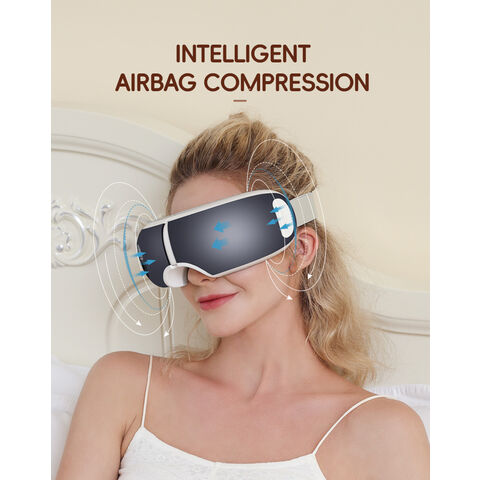 Máquina de Masaje Ocular Inteligente de Belleza de Venta Caliente Compresa Caliente Vibración Presión de Aire Masajeador Ocular Eléctrico
