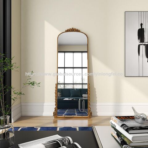 Espejo de tocador para baño, espejo decorativo para pared, para colgar en pared, porche o chimenea