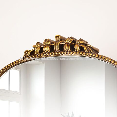 Espejo de tocador para baño, espejo decorativo para pared, para colgar en pared, porche o chimenea