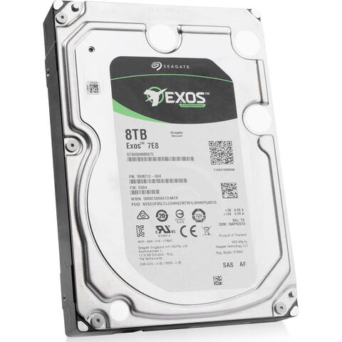 Seagate Exos 7E8 8TB Nearline SAS 3.5-Inch Enterprise SSD 7200 RPM ROHS Certified for server applications
