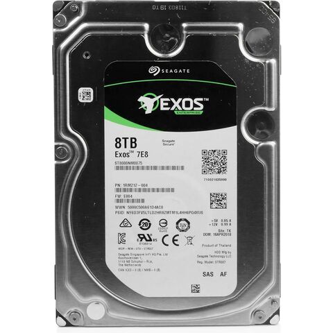 Seagate Exos 7E8 8TB Nearline SAS 3.5-Inch Enterprise SSD 7200 RPM ROHS Certified for server applications