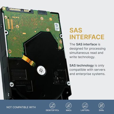 Seagate Exos 7E8 8TB Nearline SAS 3.5-Inch Enterprise SSD 7200 RPM ROHS Certified for server applications