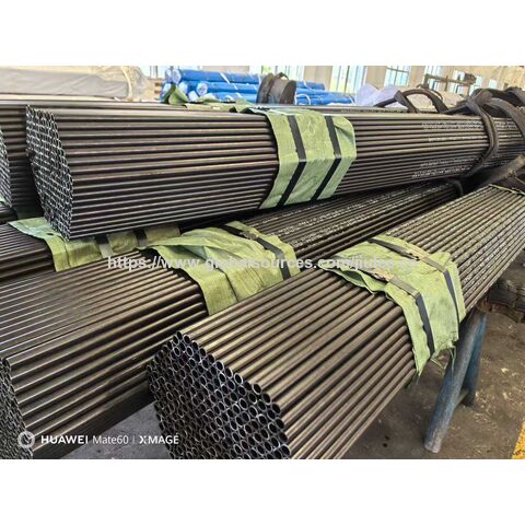 Grand Stock de Tubes en Acier au Carbone Sans Soudure ST35.8 DIN 17175, Tubes de Cuvelage Haute Résistance pour le Transport de Pétrole et de Gaz