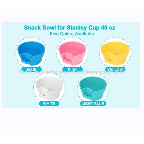 Nuevo Cuenco de Silicona para Snacks para Vaso de 40 oz 2024, Anillo de Snacks Reutilizable OEM