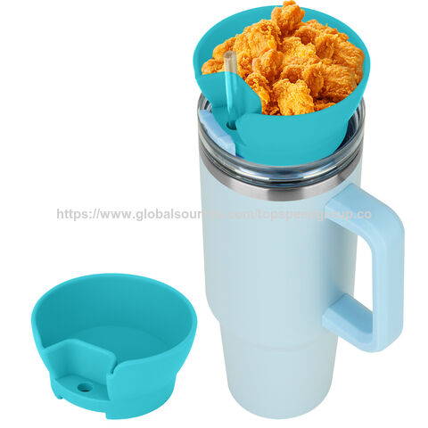 Nuevo Cuenco de Silicona para Snacks para Vaso de 40 oz 2024, Anillo de Snacks Reutilizable OEM