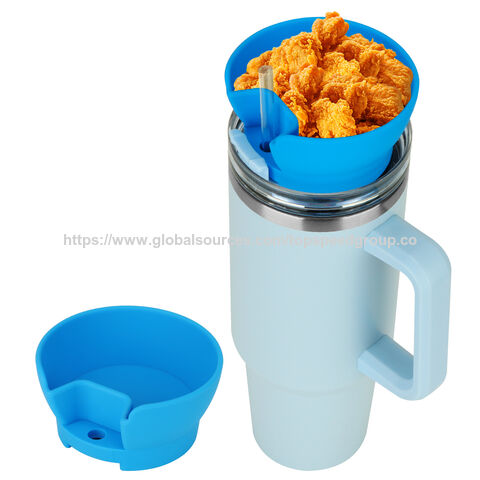 Nuevo Cuenco de Silicona para Snacks para Vaso de 40 oz 2024, Anillo de Snacks Reutilizable OEM