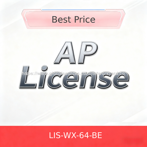 H3C LIS-WX-8-BE ترخيص لاسلكي مُحسَّن لـ 8 نقاط وصول - ترخيص إدارة نقاط الوصول القابل للتطوير لوحدات التحكم من سلسلة H3C WX2800X