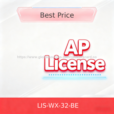 H3C LIS-WX-8-BE ترخيص لاسلكي مُحسَّن لـ 8 نقاط وصول - ترخيص إدارة نقاط الوصول القابل للتطوير لوحدات التحكم من سلسلة H3C WX2800X