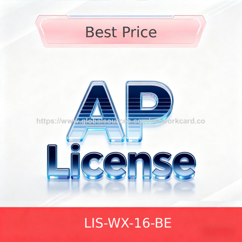 H3C LIS-WX-8-BE ترخيص لاسلكي مُحسَّن لـ 8 نقاط وصول - ترخيص إدارة نقاط الوصول القابل للتطوير لوحدات التحكم من سلسلة H3C WX2800X