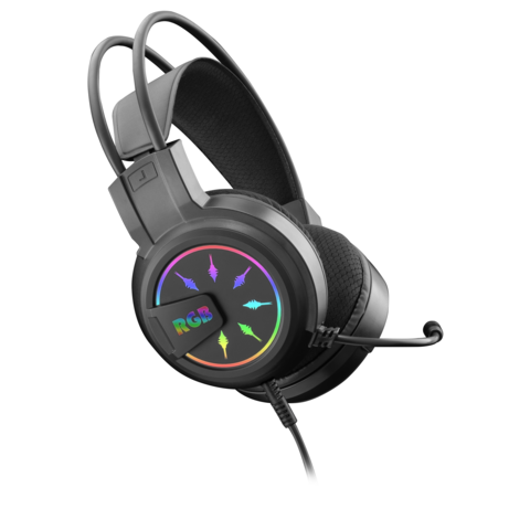 Kabelgebundenes On-Ear-Headset mit direktionalen Treibern, omnidirektionalem Mikrofon, universellen Bedienelementen an der Ohrmuschel